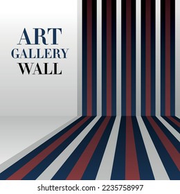 Grey background of minimalist and geometric wallpaper with colored bands