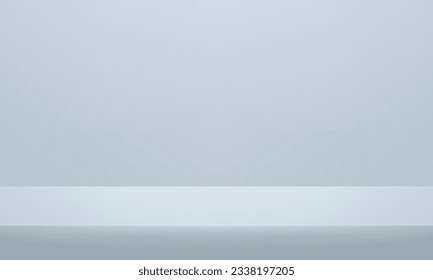 Grey Background for product display. Room in the 3d. Abstract wallpaper design with copy space to display your products. Vector illustration.