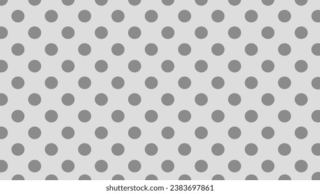Grey background seamless pattern with dots