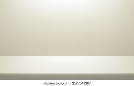 Grey background. Space for displaying products. Vector illustration.