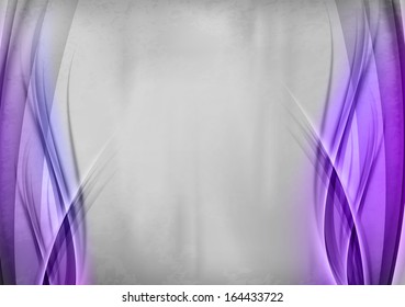 grey background with two purple sides