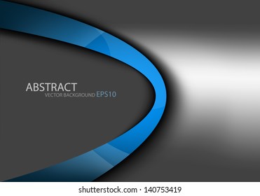 grey background vector illustration blue line curve graphic for text and message board for website design