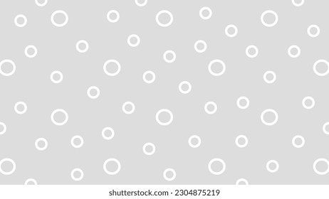 Grey background with white circles