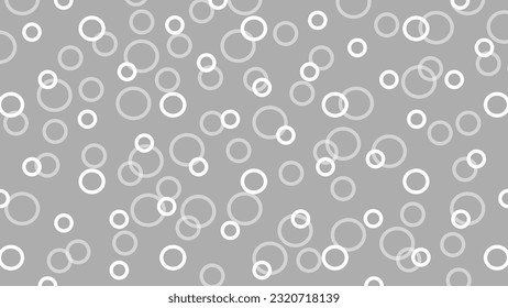 Fondo gris con círculos blancos