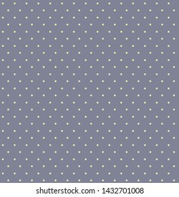Grey background white dot polka pattern vector
