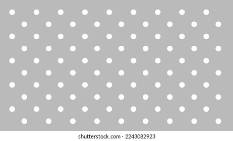 fondo gris con puntos de polka blanco