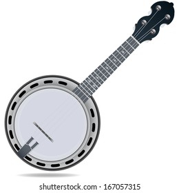 Grey banjo