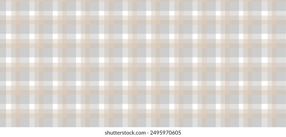 Fondo gris, beige y blanco del patrón a cuadros
