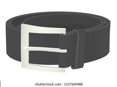 Grey belt. vector illustration