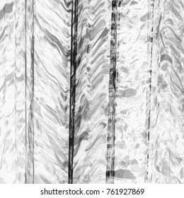 grey and black abstract watercolor pattern in shape of vertical close up leaf structure, vector illustration