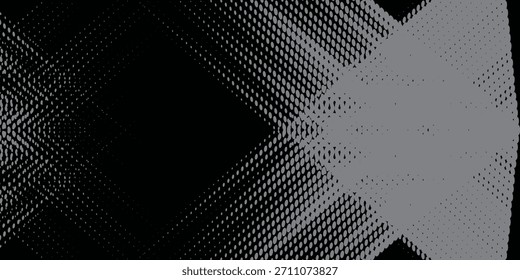 Fondo gris y negro con elemento de patrón de semitono de puntos. Abstractas Concepto de cómic retro para su Diseño gráfico, Anuncio o póster Ver menos, ilustración de Vector, moderno.