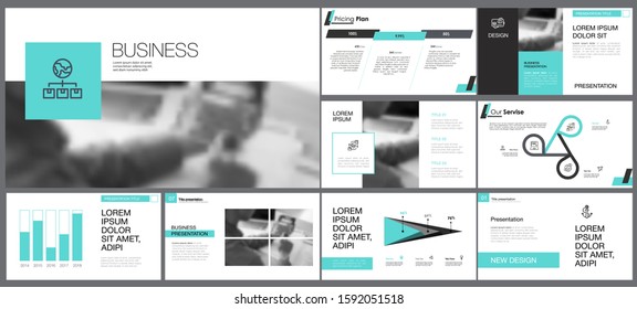 Grey, black, blue and white infographic design elements for presentation slide templates. Business and accounting concept can be used for marketing report, leaflet layout, poster design