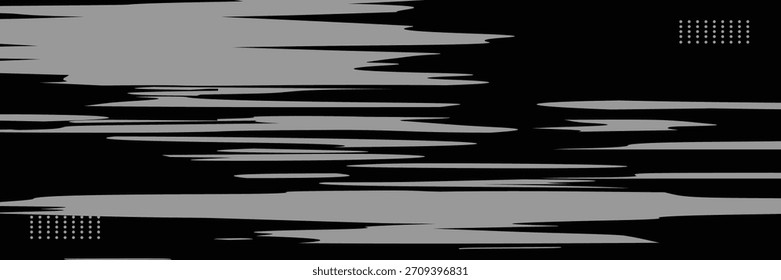 grey black brush wrap car sticker pattern abstract banner sporty lines black. illustration modern.