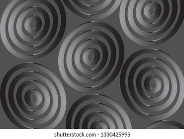 grey and black circles texture