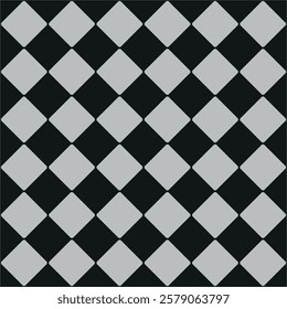 Grey and Black Diamond Pattern