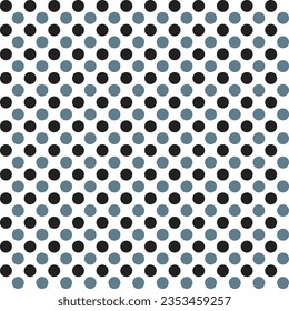 Grey and black dot pattern background. Polkadot. Dot background. Seamless pattern. for backdrop, decoration, Gift wrapping