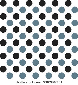 Grey and black dot pattern background. Polkadot. Dot background. Seamless pattern. for backdrop, decoration, Gift wrapping. Halloween decoration.