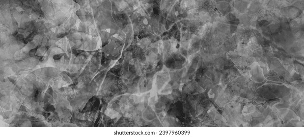 Grey and black painted texture background. Grunge abstract monochrome backdrop. Vector illustration for cards, flyer, poster or cover design. Textured template for design.