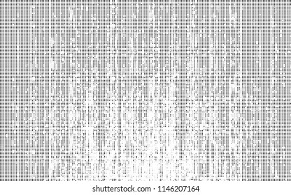 Grey and black pixel poster. Banner gray squares mosaic. Abstract background pattern for design. Monochrome halftone effect. Abstract grunge textures. Vector illustration eps10.