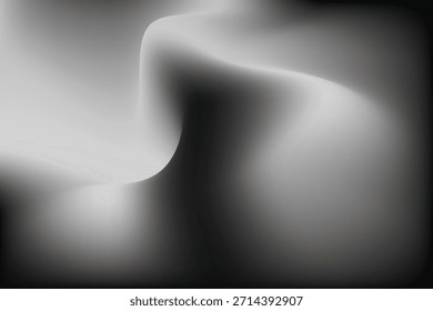 Gris negro y blanco Abstractas gradiente de malla fondos borrosos textura holográfica Anuncio eps 10	