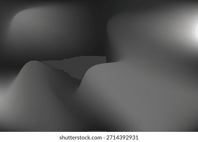 Grey black and white Abstract gradient mesh blurred backgrounds holographic texture banner eps 10	