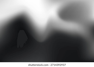 Gris negro y blanco Abstractas gradiente de malla fondos borrosos textura holográfica Anuncio eps 10	