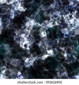 Grey, black and white. Grunge texture. The effect of blur and watercolors. Vector seamless abstract pattern