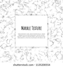 Grey, black, white marble template. Trendy pattern, graphic poster, geometric brochure, cards.