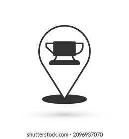 Grey Blacksmith anvil tool icon isolated on white background. Metal forging. Forge tool.  Vector