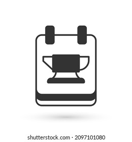 Grey Blacksmith anvil tool icon isolated on white background. Metal forging. Forge tool.  Vector