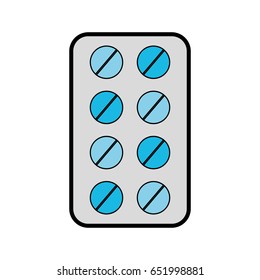 grey blister pack pills