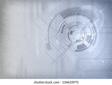 grey and blue abstract tech background