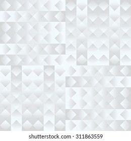 Grey and blue background with geometric rhomboid


