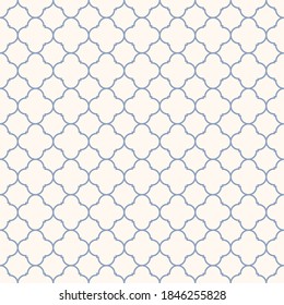Patrón sin costuras gris azul y beige. Patrón geométrico abstracto en estilo árabe. Diseño simple sin fisuras vectoriales para fondo, papel, textil, papel tapiz, web