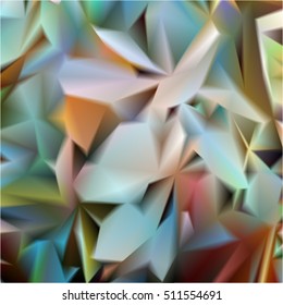 grey blue green brown background abstract geometric triangle mosaic texture polygon vector, modern design
