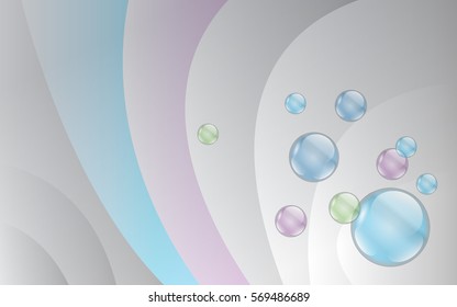 Grey, blue, and purple abstract background, vector illustration.