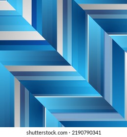 Grey blue shiny geometric tech abstract background. Futuristic vector design