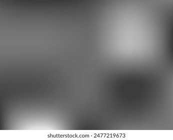 Grey blurred gradient background. Vector illustration. Common design for wallpapers, banners, social media 