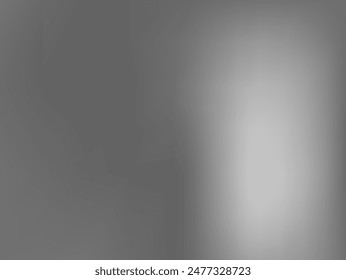 Grey blurred gradient background. Vector illustration. Common design for wallpapers, banners, social media 