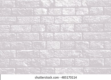 Grey brick wall texture. Grunge background. Vector illustration.