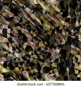 Grey and brown seamless texture from triangles and strokes. Abstract vector background for web page, banners backdrop, fabric, home decor, wrapping
