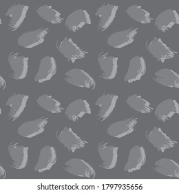 Grey Brush Stroke Camouflage abstract seamless pattern background suitable for fashion textiles, graphics