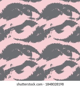 Grey Brush stroke fur pattern design for fashion prints, homeware, graphics, backgrounds