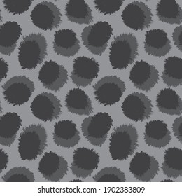 Grey Brush stroke fur pattern design for fashion prints, homeware, graphics, backgrounds