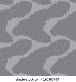 Diseño de patrón de piel de pincel gris para impresiones de moda, homeware, gráficos, fondos
