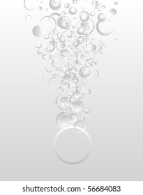 grey bubbling background