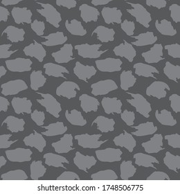 Camuflaje gris fondo de patrón abstracto sin soldadura adecuado para textiles de moda, gráficos