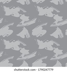 Grey Camouflage abstract seamless pattern background suitable for fashion textiles, graphics