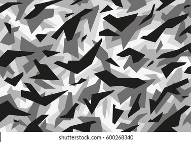 grey camouflage pattern