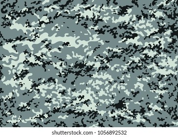 grey camouflage pattern. Vector background
